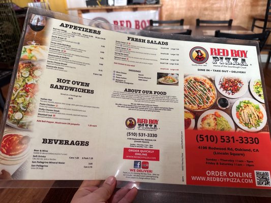 Menu photo 5 Red Boy Pizza Oakland, CA Menu photo 5 Red Boy Pizza Oakland, CA