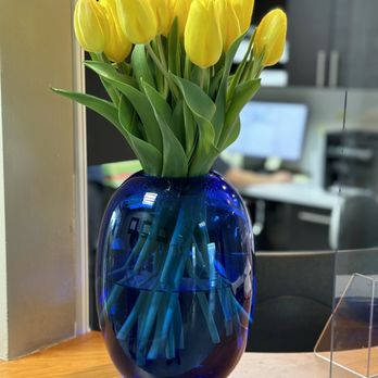 Los Angeles Dentists Group - Beautiful flowers in the reception area - Oral Surgeons Near Me - Glendale, California Los Angeles Dentists Group - Beautiful flowers in the reception area - Oral Surgeons Near Me - Glendale, California