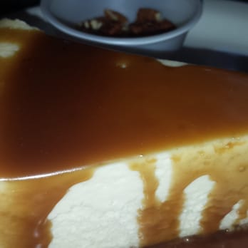 Moose Drop Inn - Cheesecake with Bourbon Caramel Sauce - Pizza Near Me - Michigamme, Michigan Moose Drop Inn - Cheesecake with Bourbon Caramel Sauce - Pizza Near Me - Michigamme, Michigan