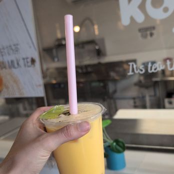 Kobocha Bubble Tea - Mango milk tea - Bubble Tea Near Me - Rocky Hill, Connecticut