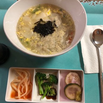 Hugh Spa - Rice cake & dumpling soup. Very tasty! - Day Spas Near Me - Los Angeles, California