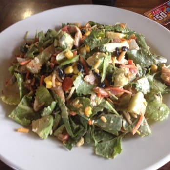Barnacles Bar & Grill - Tossed BBQ chicken salad. So good stuff :0) - Dive Bars Near Me - Hermosa Beach, California Barnacles Bar & Grill - Tossed BBQ chicken salad. So good stuff :0) - Dive Bars Near Me - Hermosa Beach, California