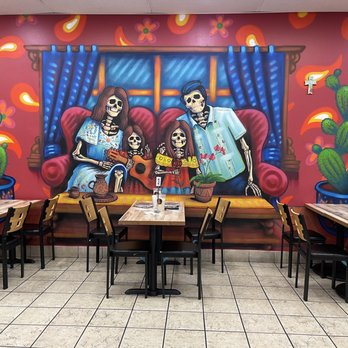 Senor Birria - Mural painted inside the restaurant - Mexican Near Me - Downey, California Senor Birria - Mural painted inside the restaurant - Mexican Near Me - Downey, California