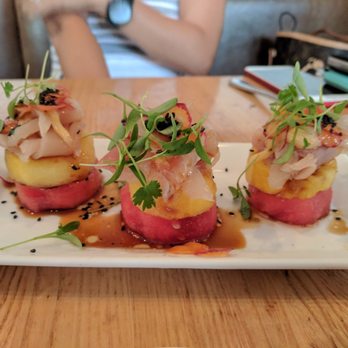 Marlowe - Crudo. A bit odd with soy sauce vinaigrette. - Diners Near Me - San Francisco, California Marlowe - Crudo. A bit odd with soy sauce vinaigrette. - Diners Near Me - San Francisco, California