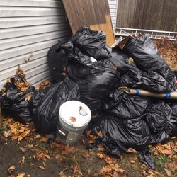 Supreme junk removal & services - Before This customer whats only get away of these bags.
