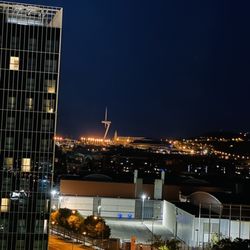 Hotel Porta Fira - View of the Communications Tower of Montjuïc from 4th floor of Hotel Porta Fira
