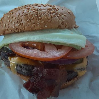 Burger Station - Bacon cheeseburger. - Fast Food Near Me - Sacramento, California Burger Station - Bacon cheeseburger. - Fast Food Near Me - Sacramento, California
