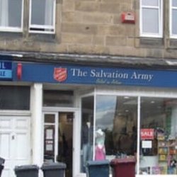 The Salvation Army - This is the shop front,  between the fish shop and the news agents