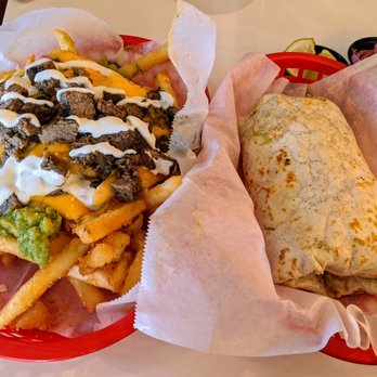 The Taco Stand - Carne asada burrito and fries - Mexican Near Me - Miami, Florida The Taco Stand - Carne asada burrito and fries - Mexican Near Me - Miami, Florida