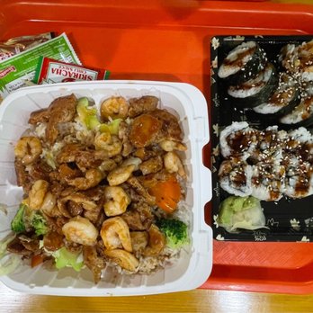 Sakura Palm - Chicken and Shrimp Teriyaki Combo - Japanese Near Me - Palm Desert, California
