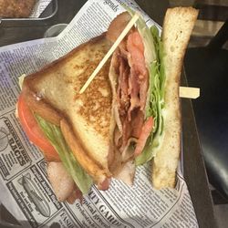 The Backporch BLT- the bacon was so crispy and the Texas toast was perfectly toasted with the fresh tomato and lettuce just hit the spot!