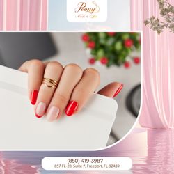 Peony Nails & Spa - Nails that sparkle with every touch!  Let's design your perfect look.  Call today for your appointment!