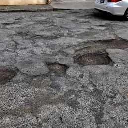 Potholes are HUGE