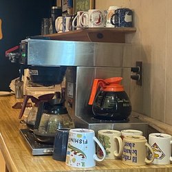 MA-De-Chat Shop - Every coffee cup is different. $1 a cup of coffee with refill