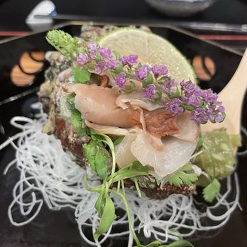 Azayaka Japanese Fusion - SEA snail edible flowers - Japanese Near Me - Sacramento, California Azayaka Japanese Fusion - SEA snail edible flowers - Japanese Near Me - Sacramento, California