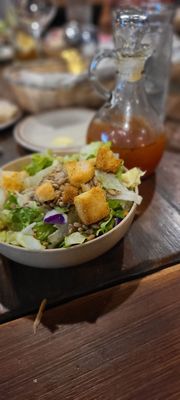 Photo of Stagecoach Inn Restaurant & Lounge - Garden City, ID, US. Side salad with Italian dressing