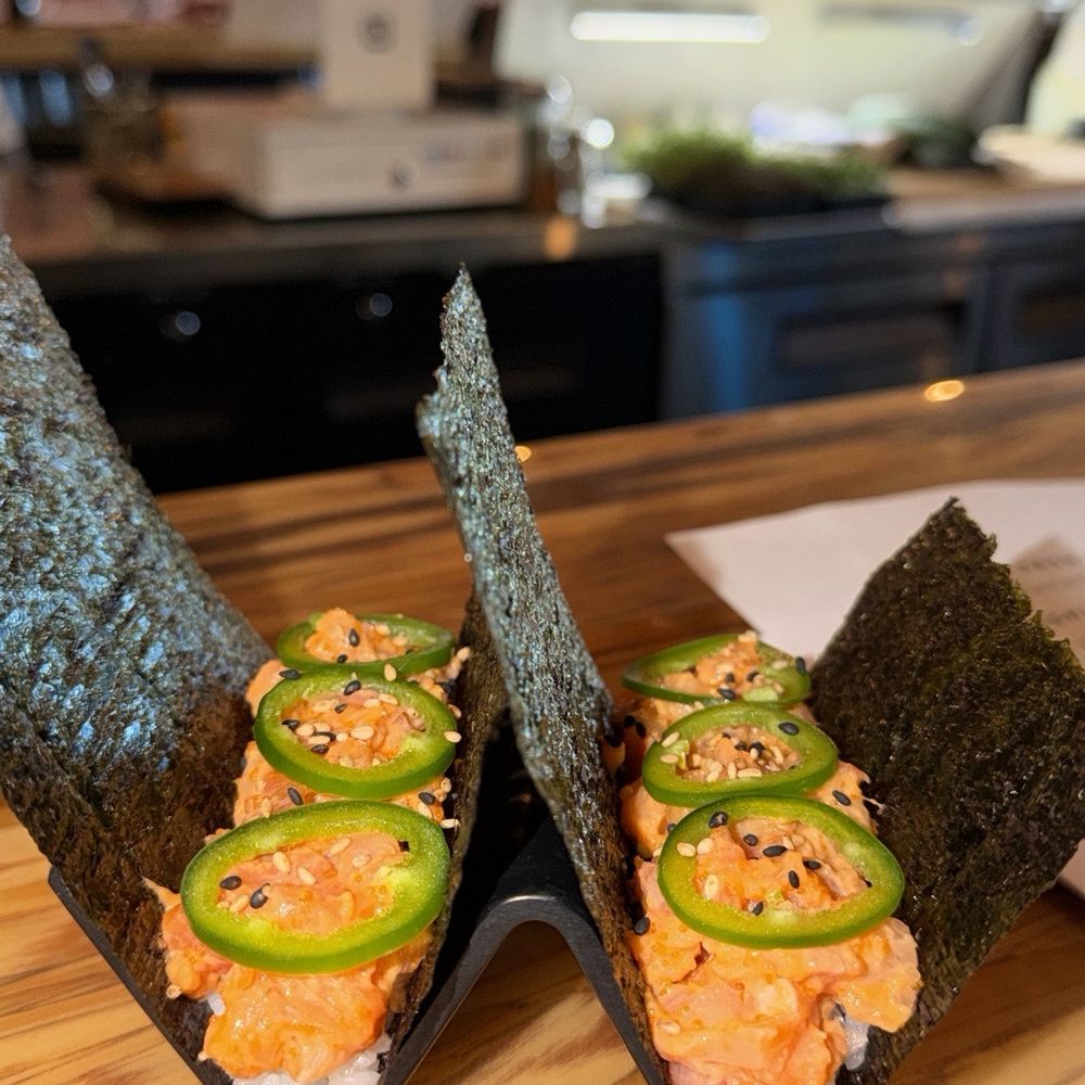 Spicy yellowtail Tamaki Spicy yellowtail Tamaki