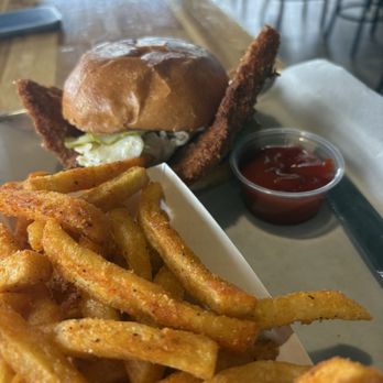 The Modern Brewery - Pork snitzle sandwich - Breweries Near Me - Saint Louis, Missouri