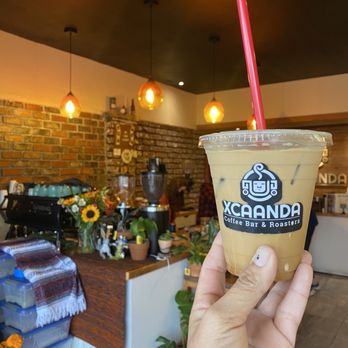 Xcaanda - Vanilla latte with oat milk - Cafeteria Near Me - Ensenada, BCN Xcaanda - Vanilla latte with oat milk - Cafeteria Near Me - Ensenada, BCN