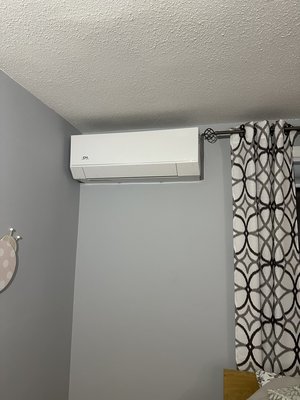 3 Zone Hyper Heat System - Installed a 3-Zone Cooper&Hunter Hyper Heat System in a single-story home. The system features a 28,000 BTU outdoor unit paired with three 9,000 BTU wall-mounted indoor units.
This high-efficiency system includes:
• Built-in Wi-Fi module for smartphone control
• Hyper Heat technology for reliable heating in low outdoor temperatures
• Whisper-quiet operation for enhanced indoor comfort
• Energy-efficient performance to reduce utility costs year-round 3 Zone Hyper Heat System - Installed a 3-Zone Cooper&Hunter Hyper Heat System in a single-story home. The system features a 28,000 BTU outdoor unit paired with three 9,000 BTU wall-mounted indoor units.
This high-efficiency system includes:
• Built-in Wi-Fi module for smartphone control
• Hyper Heat technology for reliable heating in low outdoor temperatures
• Whisper-quiet operation for enhanced indoor comfort
• Energy-efficient performance to reduce utility costs year-round