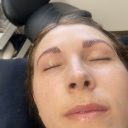 Brow lamination and tint