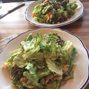 Doughbird - Caesar salad and the house chopped salad. - Pizza Near Me - Phoenix, Arizona Doughbird - Caesar salad and the house chopped salad. - Pizza Near Me - Phoenix, Arizona