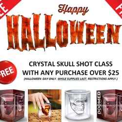 Colonial Liquor & Tobacco - FREE SHOT GLASS HALLOWEEN DAY ONLY WITH PURCHASE OVER $25