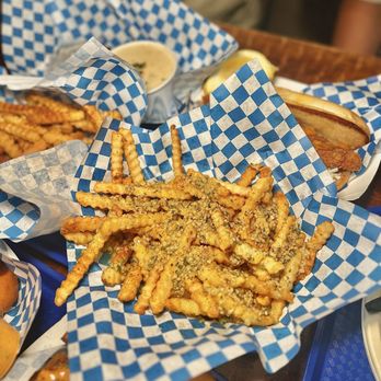 Shark Boy Fish and Chips - Garlic Fries ($6.20) - Fish & Chips Near Me - San Jose, California