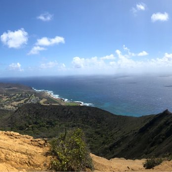 Koko Head - Panoramic view from the summit - Hiking Near Me - Honolulu, Hawaii