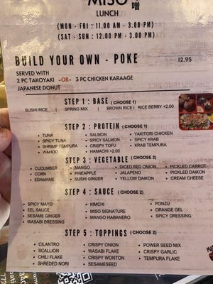 Menu photo 4 MISO Ramen and Poke Bar Sebastian, FL Menu photo 4 MISO Ramen and Poke Bar Sebastian, FL