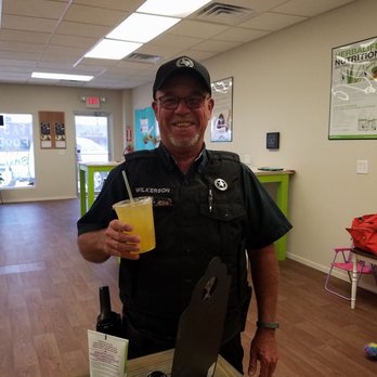 Fit City Nutrition - Officer Henry enjoying his tea! - Juice Bars & Smoothies Near Me - Greenville, Texas Fit City Nutrition - Officer Henry enjoying his tea! - Juice Bars & Smoothies Near Me - Greenville, Texas