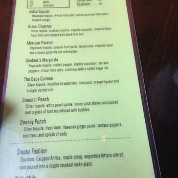 SoCal Cantina - love the baby cannon, Micah loves his SoCal. both yummy - Cocktail Bars Near Me - Miami, Florida SoCal Cantina - love the baby cannon, Micah loves his SoCal. both yummy - Cocktail Bars Near Me - Miami, Florida
