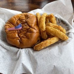 Hwy 55 Burgers Shakes & Fries - JB Burger & onion rings