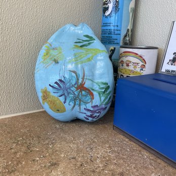 Doc's Diner - Painted coconuts - Seafood Near Me - Key Largo, Florida Doc's Diner - Painted coconuts - Seafood Near Me - Key Largo, Florida
