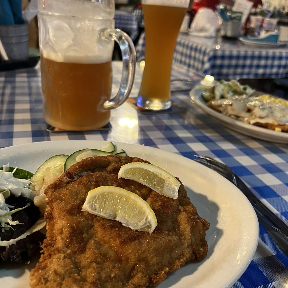 Lucky Frog Restaurant - Dark Forest- Pork Schnitzel in creamy Sauce & Spaetzle - Mediterranean Near Me - Bradenton, Florida Lucky Frog Restaurant - Dark Forest- Pork Schnitzel in creamy Sauce & Spaetzle - Mediterranean Near Me - Bradenton, Florida
