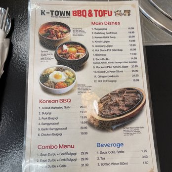 K-Town Bbq & Tofu - Menu - Korean Near Me - Gretna, Louisiana K-Town Bbq & Tofu - Menu - Korean Near Me - Gretna, Louisiana