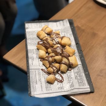 Costa Sorrento - Pizza bites with Nutella! Just so you know, I almost devoured this thing by myself!! Didn't want to share! - Pizza Near Me - Markham, Ontario Costa Sorrento - Pizza bites with Nutella! Just so you know, I almost devoured this thing by myself!! Didn't want to share! - Pizza Near Me - Markham, Ontario