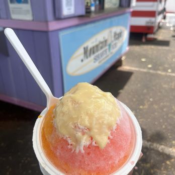 Mountain Magic Shave Ice - Lilikoi, guava, lychee - Shaved Ice Near Me - Waianae, Hawaii