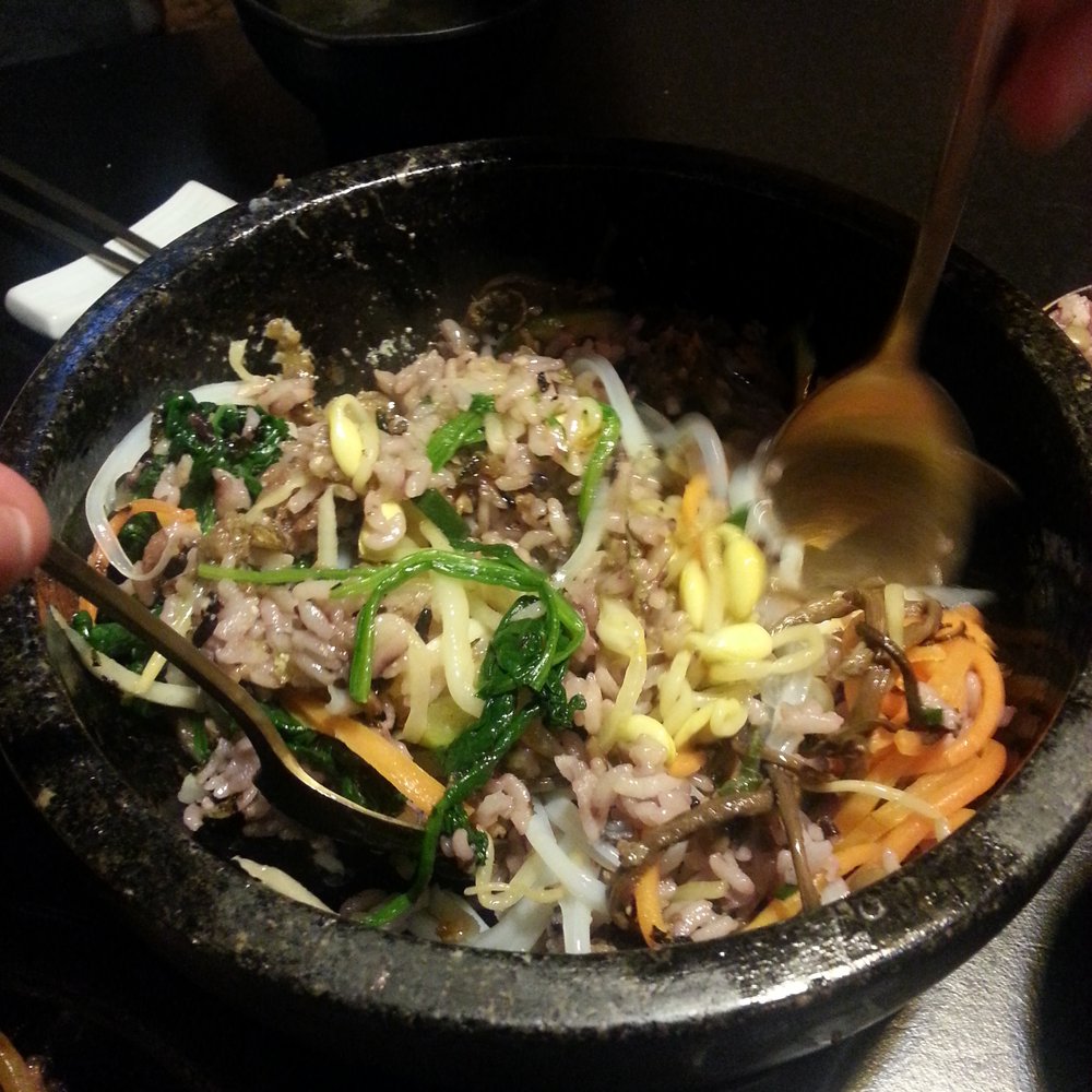 Danjee - Beef bi bim bap hot stone bowl - Korean Near Me - Sydney, NSW
