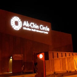 Ak-Chin Circle - At night