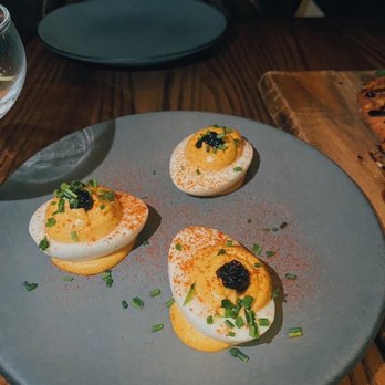 Copper Vine Inn - Caviar deviled eggs - Wine Bars Near Me - New Orleans, Louisiana