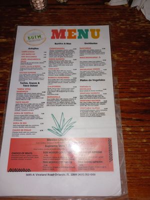 Menu photo 6 Border Grill Fresh-Mex Orlando, FL