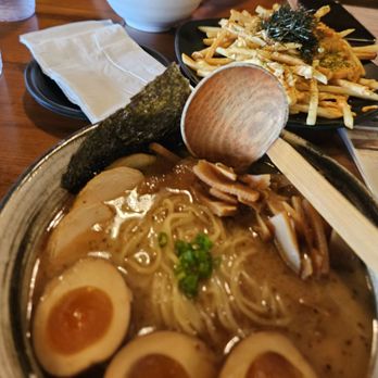 Susuru - Tonkatsu black,mentaiko fries & susuru chashu gohan rice bowl - Izakaya Near Me - Orlando, Florida