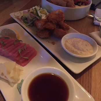 Earls Kitchen + Bar - Sashimi and coconut shrimp - New American Near Me - Orlando, Florida Earls Kitchen + Bar - Sashimi and coconut shrimp - New American Near Me - Orlando, Florida