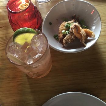 Waterdog Kitchen + Bar - Bellini margarita, shrimp Rangoon - American Near Me - Warren, Rhode Island
