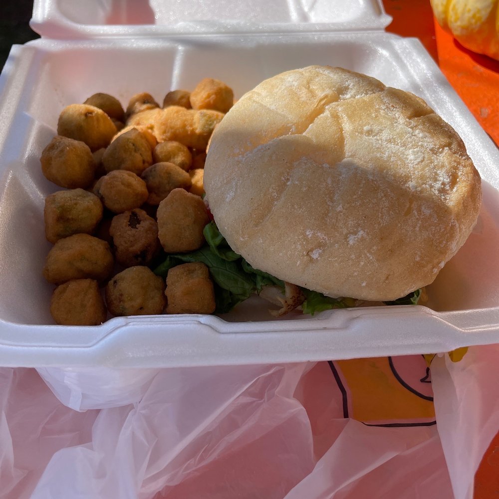 Green Chile chicken sandwich