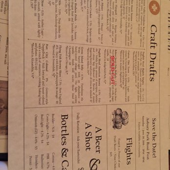 Cross & Orange - Craft beer menu. - New American Near Me - Asbury Park, New Jersey