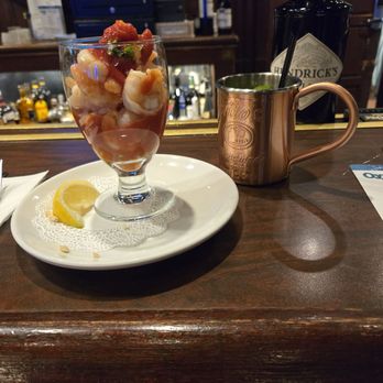 Oyster Bar - Shrimp cocktail and Moscow mule. - Seafood Near Me - Sparks, Nevada Oyster Bar - Shrimp cocktail and Moscow mule. - Seafood Near Me - Sparks, Nevada
