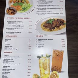 Menu back Menu back