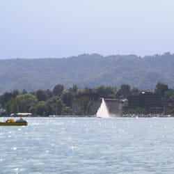 Lago-das Nautische Zentrum - Ausblick vom pedalo, gemietet bei lago